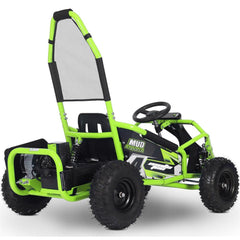 MotoTec Mud Monster Kids Electric 48v 1000w Go Kart Full Suspension Green