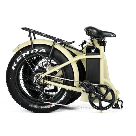 EUNORAU E-FAT-STEP 48V/12.5Ah 500W Fat Tire Step-Thru Electric Folding Bike - Electrik-Bikes