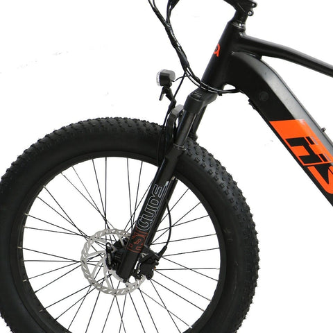EUNORAU FAT-HS 48V14Ah 1000W Dual Battery Fat Tire Hunting/Fishing Electric Mountain Bike - Electrik-Bikes