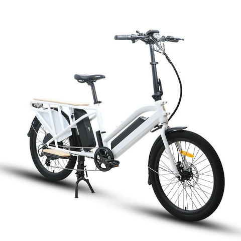 Image of EUNORAU MAX-CARGO 2.0 48V11.6Ah 750W Long-Tail Electric Cargo Bike - Electrik-Bikes