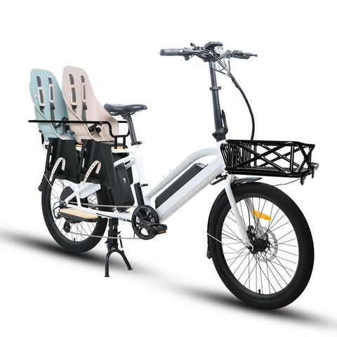 Image of EUNORAU MAX-CARGO 2.0 48V11.6Ah 750W Long-Tail Electric Cargo Bike - Electrik-Bikes