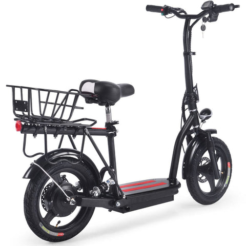 Image of MotoTec Cruiser 48v 350w Lithium Electric Scooter Black