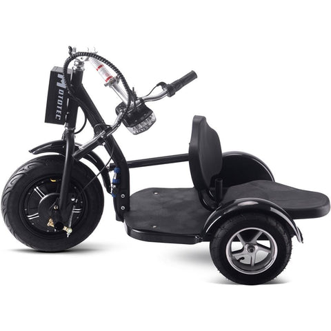 MotoTec Electric Trike 48v 1000w Lithium Black - Electrik-Bikes