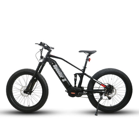EUNORAU SPECTER S 48V/14 Ah 1000W Dual Battery Fat Tire Hunting/Fishing Electric Mountain Bike - Electrik-Bikes