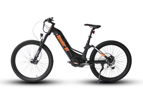 Image of EUNORAU SPECTER ST 48V/1000W Dual Battery Step-Thru Fat Tire Hunting/Fishing Electric Mountain Bike - Electrik-Bikes