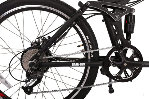 Image of X-TREME Baja 48 Volt 500W Folding Electric Mountain Bike - Electrik-Bikes