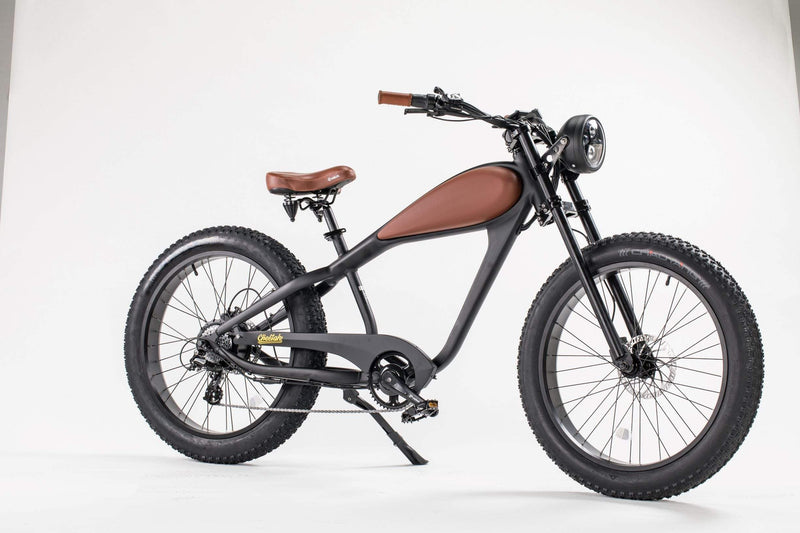 REVI Bikes Cheetah Cafe Racer 17.5Ah 840W Electric Mountain Bike - Electrik-Bikes