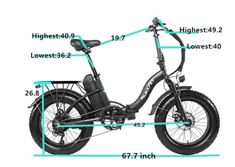 Image of MUKKPET GL 48V/13Ah 500W Folding Fat Tire Electric Step-Thru Bike W/I-PAS-New Year Sale - Electrik-Bikes