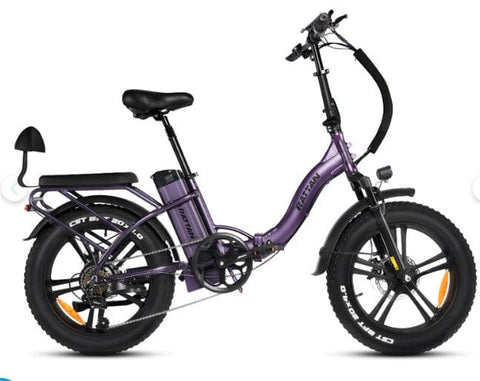 Image of Rattan LF-750 PRO 750W Alloy Wheel Fat Tire 4.0 Foldable E Bike With Switch For Cruise Control-New Year Sale - Electrik-Bikes