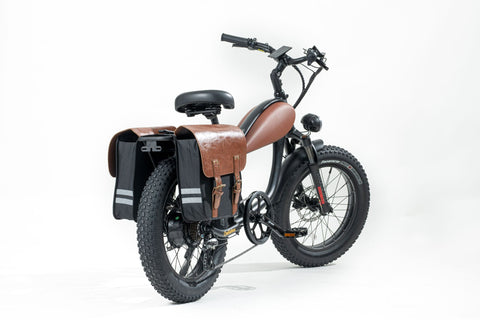 Image of REVI Bikes Cheetah Mini 48V 500W Peak 750W Fat Tire Electric Cruiser Bike - Electrik-Bikes