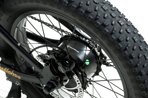 REVI Bikes Cheetah Mini 48V 500W Peak 750W Fat Tire Electric Cruiser Bike - Electrik-Bikes